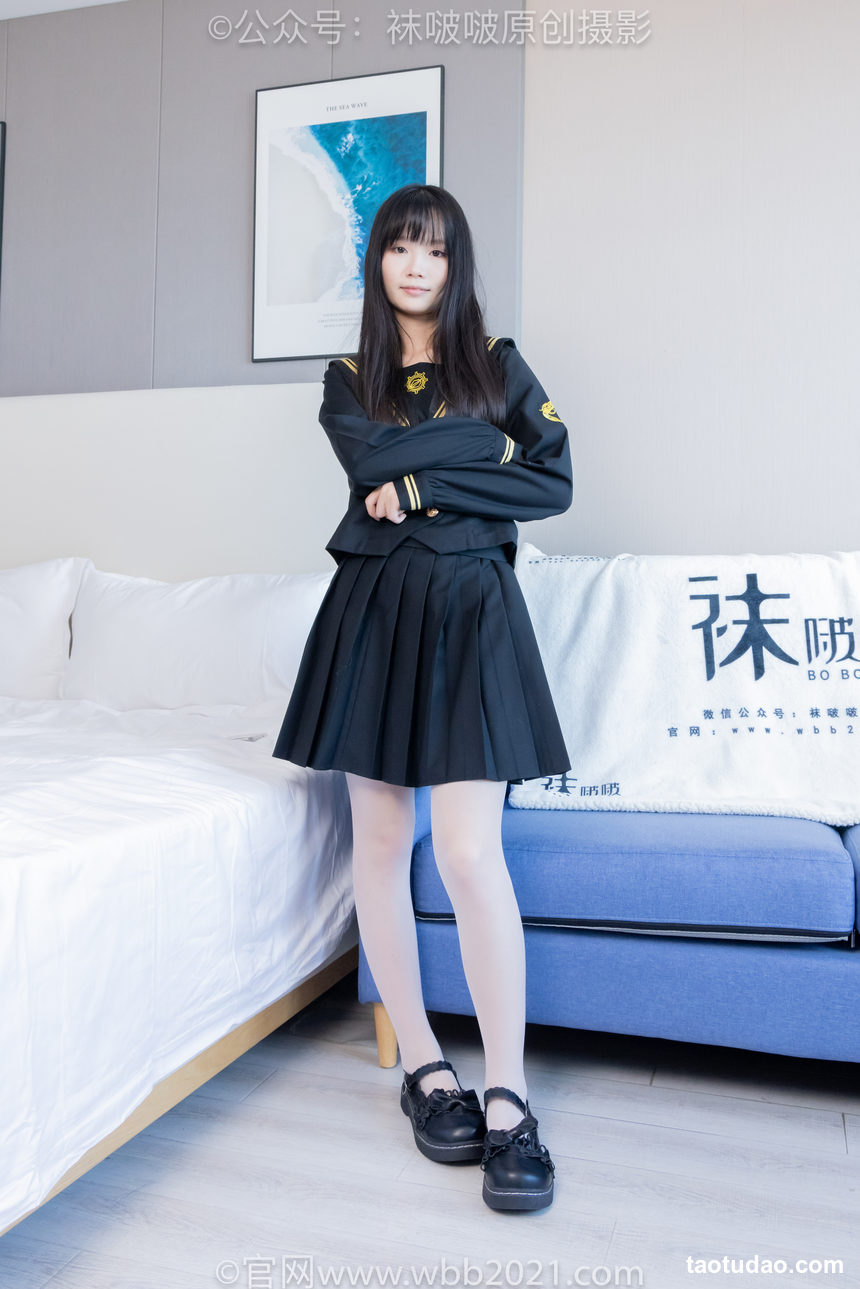 图片[3]-[BoBoSocks袜啵啵]NO.450 甜甜圈 皮鞋、白丝、裸足、裸足印泥踩脚印剧情[142P+1V／7.55GB]-艺库