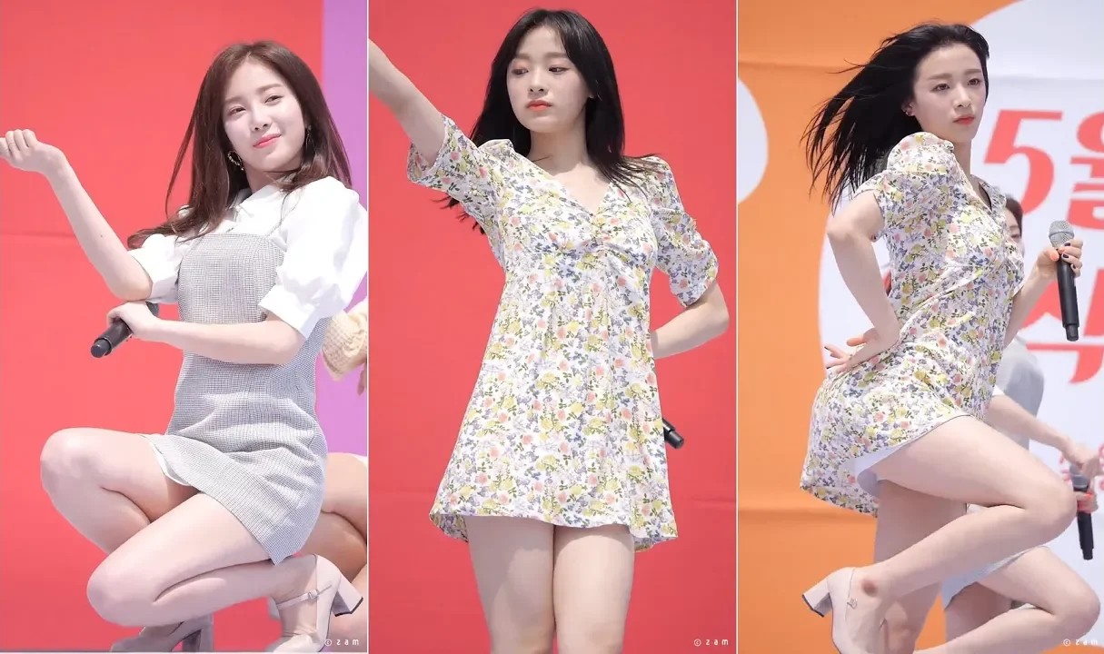 190501 에이프릴 APRIL 채경 진솔 – 예쁜게 죄 & 손을 잡아줘 (푸드페스타 광화문광장) 직캠 / 饭拍视频-绅士图