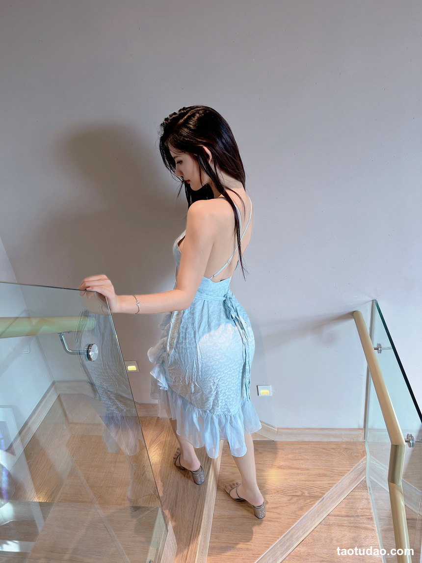 图片[3]-就是阿朱啊 –  蓝裙之绳 [60P-141M]-艺库