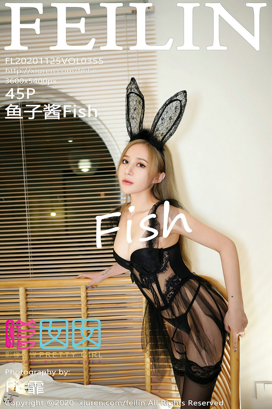 / FEILIN /嗲囡囡 2020.11.25 VOL.355 鱼子酱Fish / 45P417MB / 秀人旗下-绅士图
