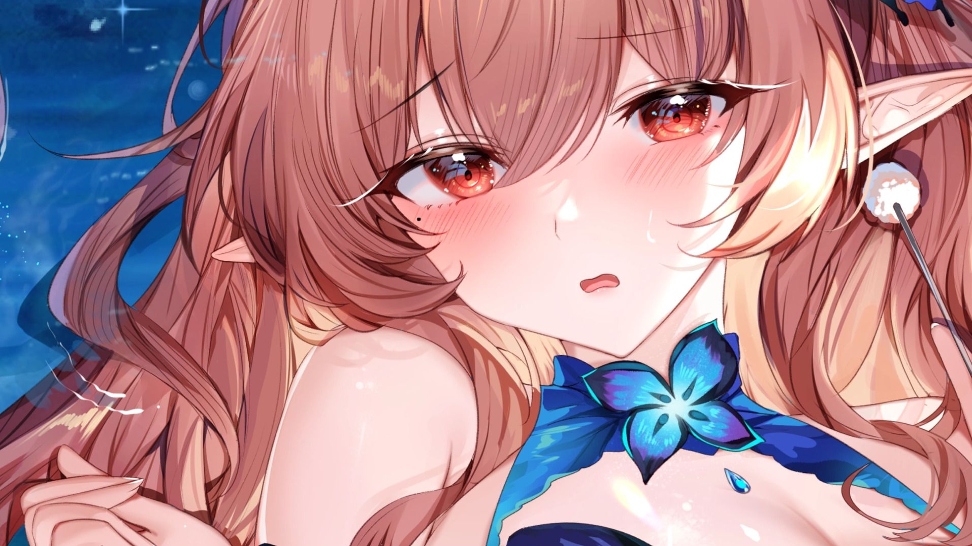 [烛灵儿Hikari] 雨夜里湿润浓厚的舌面耳舐，感受被窝限定的独特包裹感-迷路的番茄 / 国内ASMR-艺库