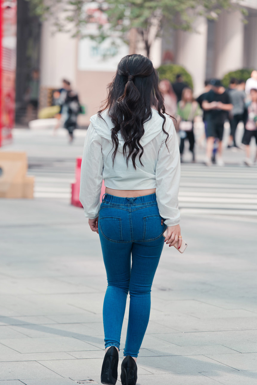 图片[4]-精选街拍作品 NO.0034 紧身牛仔模拍美女高清原图[267P／305MB]-艺库