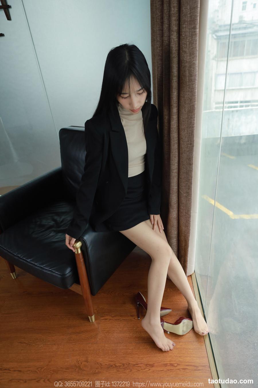图片[3]-[IESS异思趣向] 2024.03.20 丝享家 1694 美子《OL小黑裙》[89P-63MB]-艺库