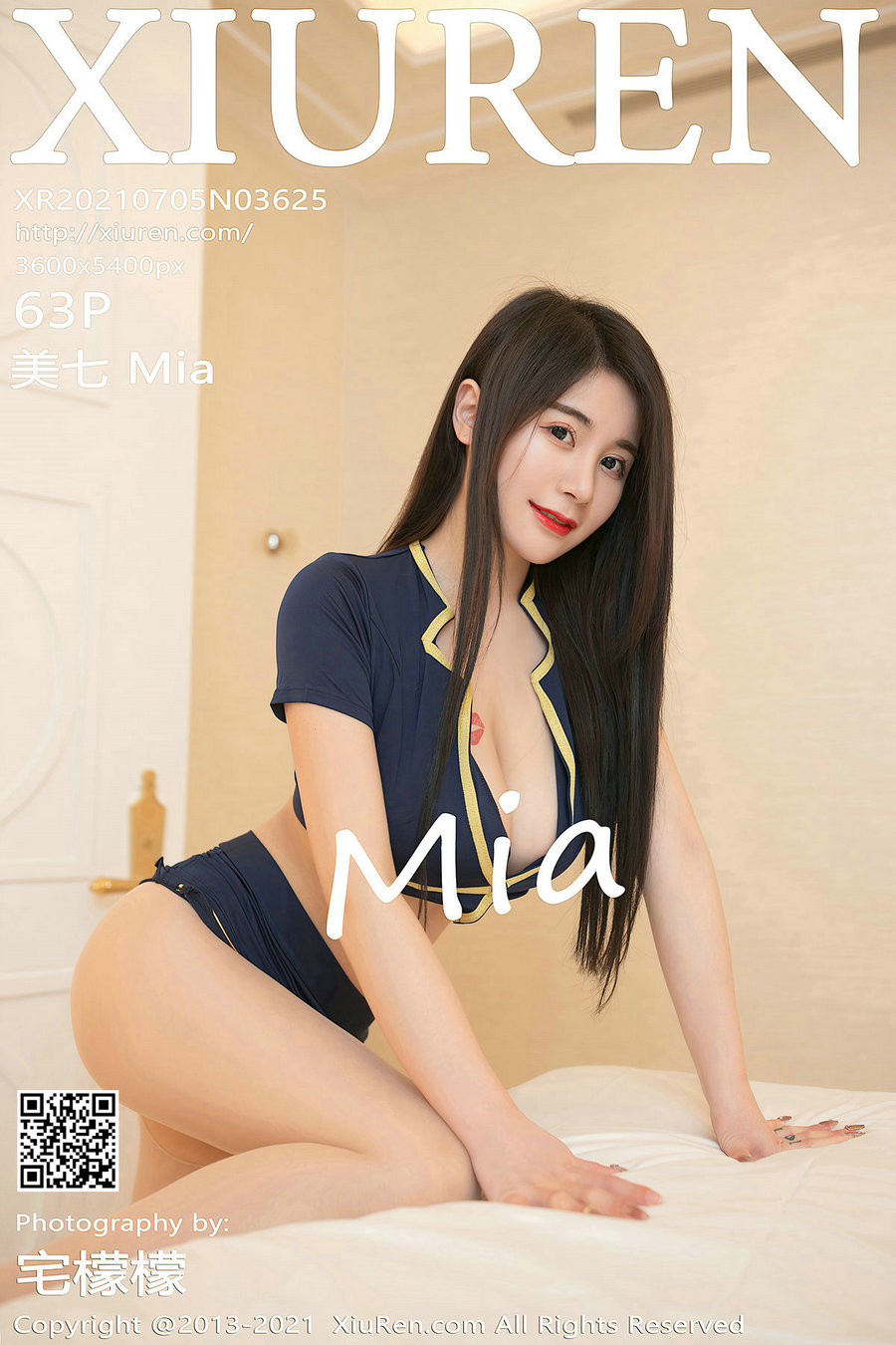 / 秀人美媛馆 / 2021.07.05 No.3625 美七Mia / 63P583MB / 秀人网-艺库