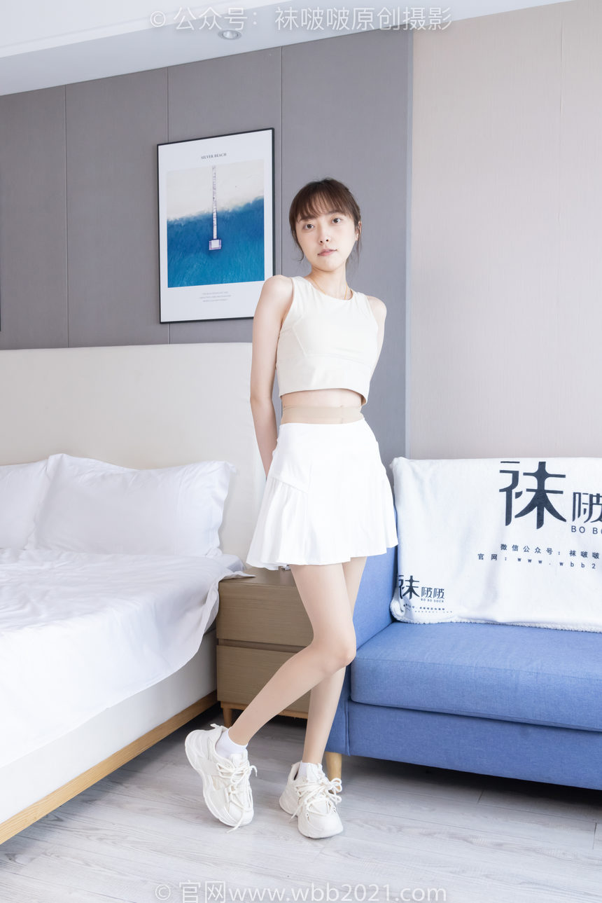 图片[3]-[BoBoSocks袜啵啵]NO.424 稚予-运动鞋、白棉袜、肉丝、腰丝[140P+1V／5.73GB]-艺库