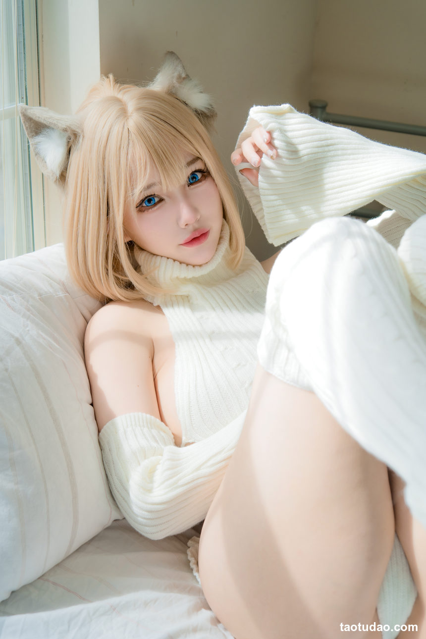 图片[3]-狐洛洛子-慵懒白猫[36P-462MB]-艺库