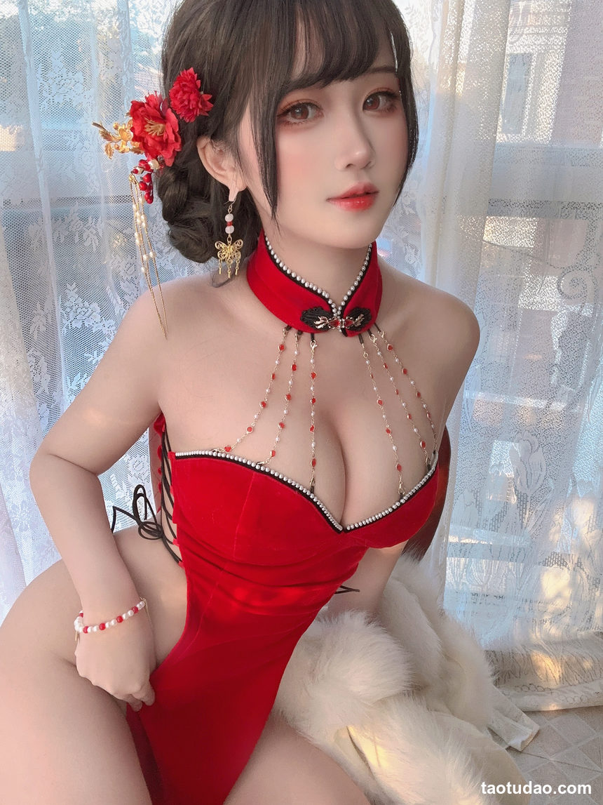 图片[2]-三度_69-红丝绒旗袍[75P+3V-728MB]-艺库