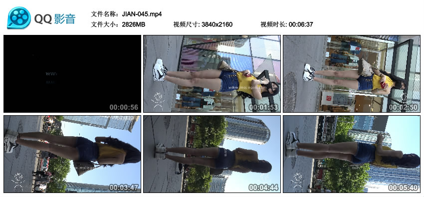 精选街拍视频 No.1113 若只如初见 360度静静地欣赏着你的美 / 2.75GB / 街拍视频-绅士图