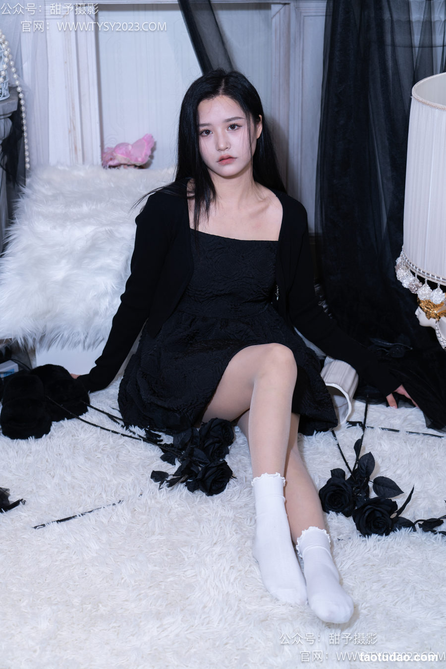 图片[2]-甜予摄影 NO.002 澜澜-拖鞋、白棉袜、肉丝（脚尖加固款）完整版 [262P+2V-13.4G]-艺库