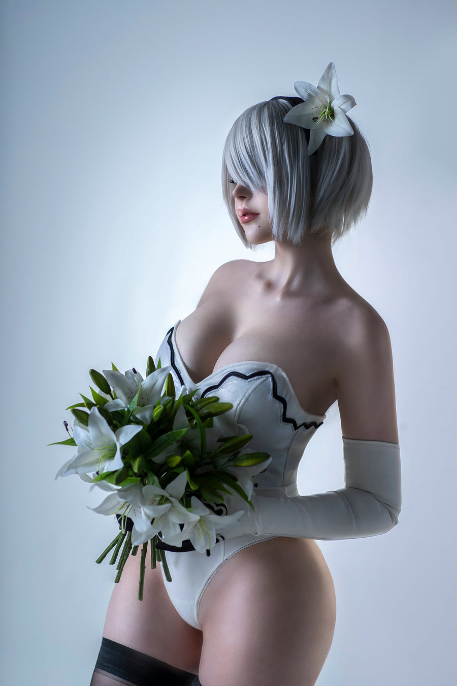 国外美女SayaTheFox - 2B Floral / 10P-131MB / cos萌妹-绅士图