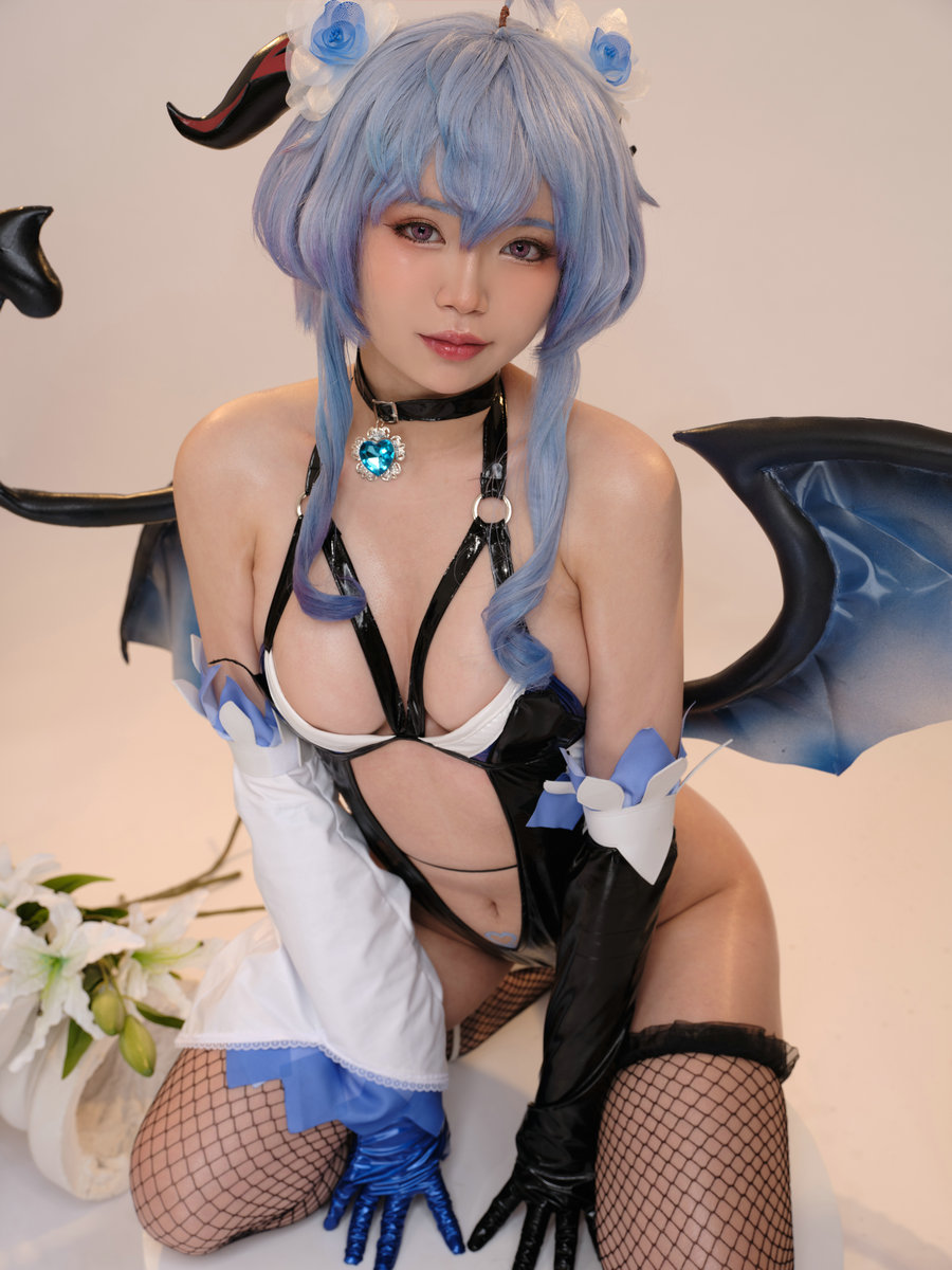 ZinieQ - Genshin Impact Ganyu Succubus / 36P4V-1.01GB / cos萌妹-艺库