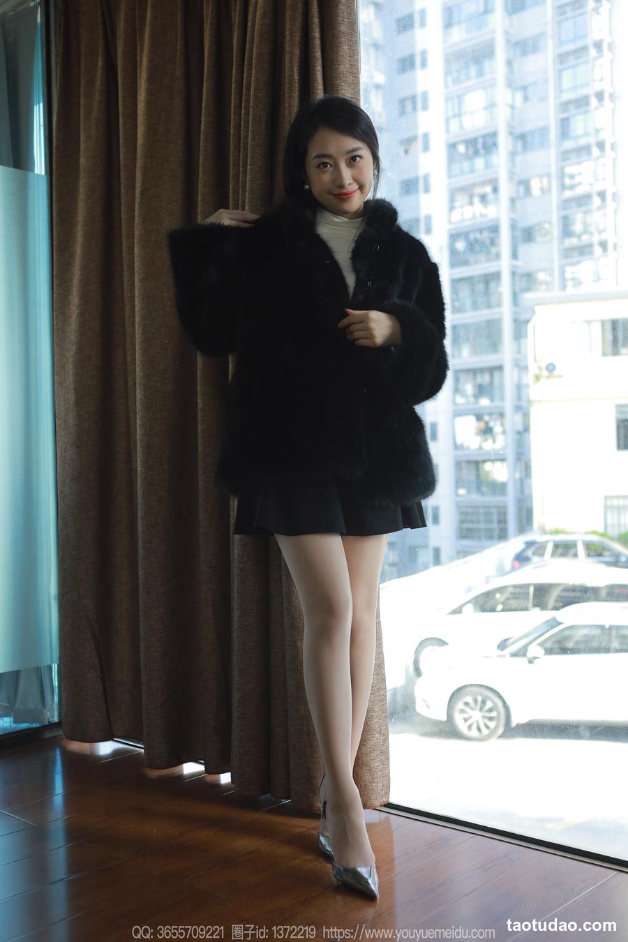 图片[3]-[IESS异思趣向] 2023.12.05 丝享家 1603 小婕《黑色大衣》[86P-71.5M]-艺库