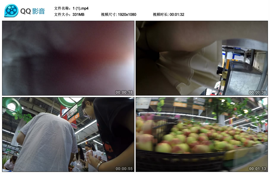 精选街拍视频 No.2063 隐喻大师作品 – 无内眼镜妹 / 331MB / 街拍视频-艺库