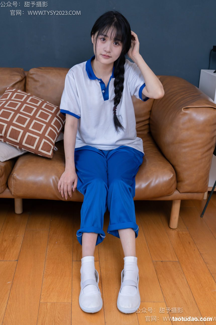 图片[3]-甜予摄影 NO.091 澜澜-校服、白布鞋、板鞋、白棉袜、短肉丝、裸足[135P+2V／10.2GB]-艺库