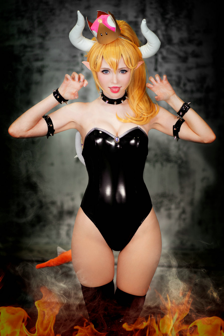 Peach milky - Bowsette / 10P-75MB / cos萌妹-绅士图