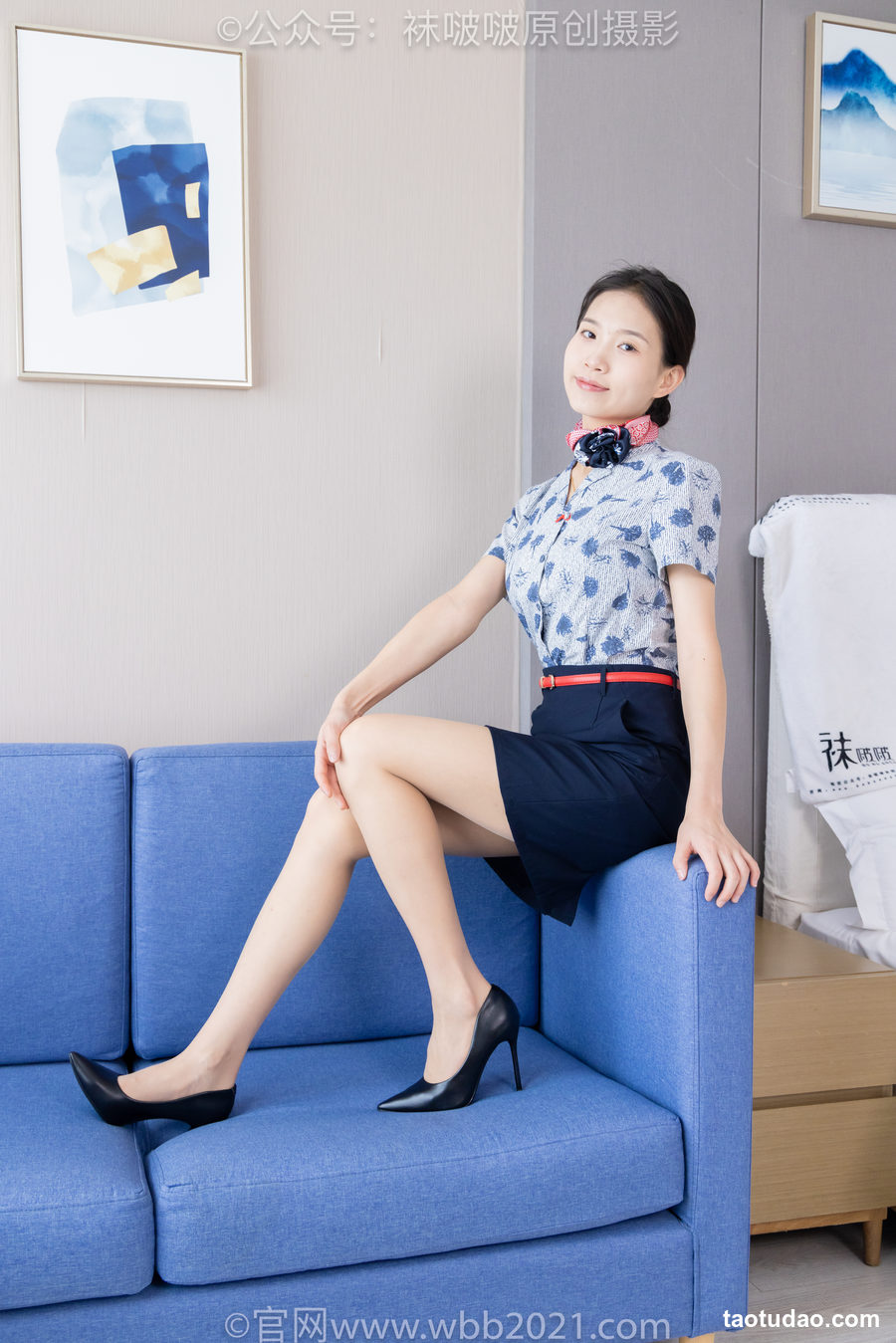 图片[4]-[BoBoSocks袜啵啵]NO.334 芝士-东航制服、两双高跟鞋、薄肉丝、薄灰丝[141P+1V／7.56GB]-艺库
