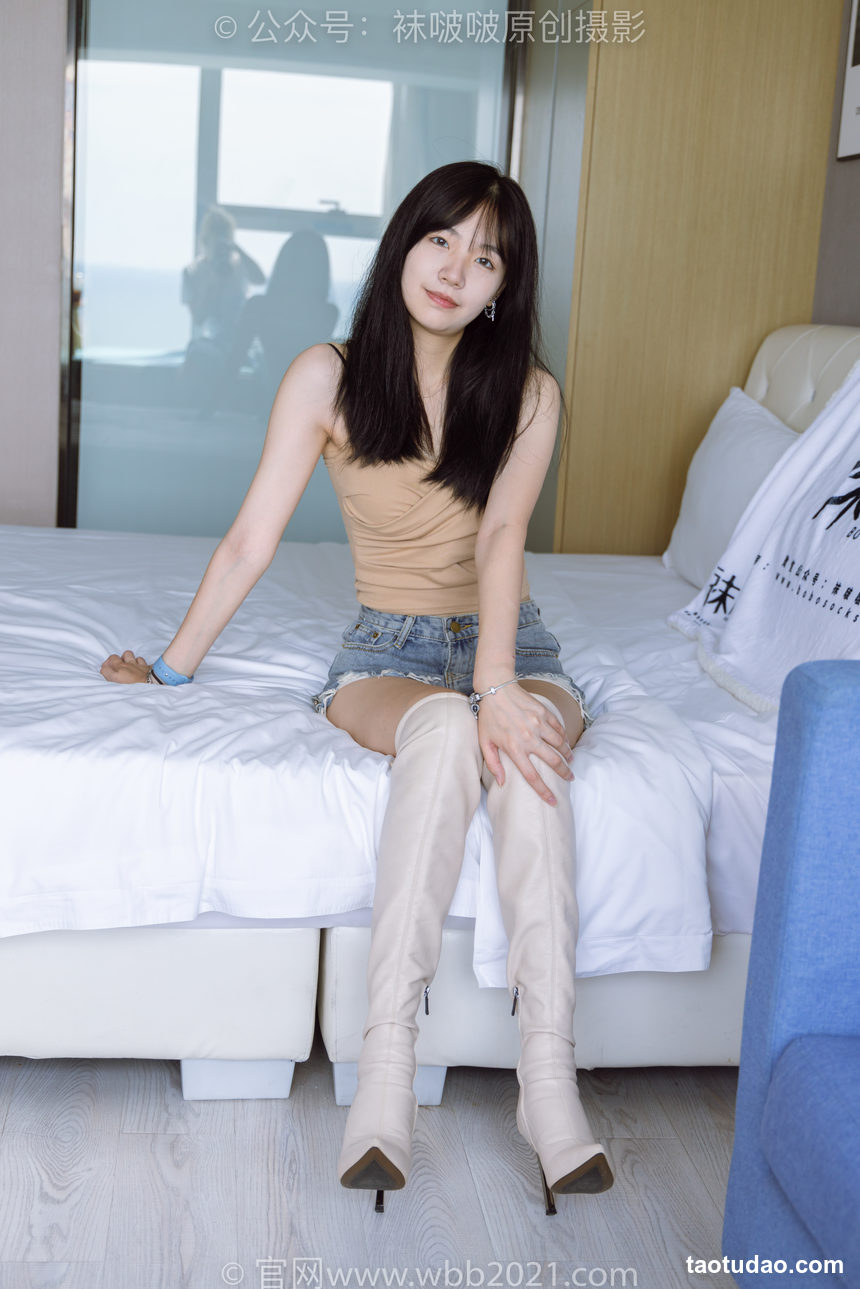 图片[2]-[BoBoSocks袜啵啵]NO.441 小甜豆-高跟长靴、白棉袜、裸足[179P+1V／6.57GB]-艺库