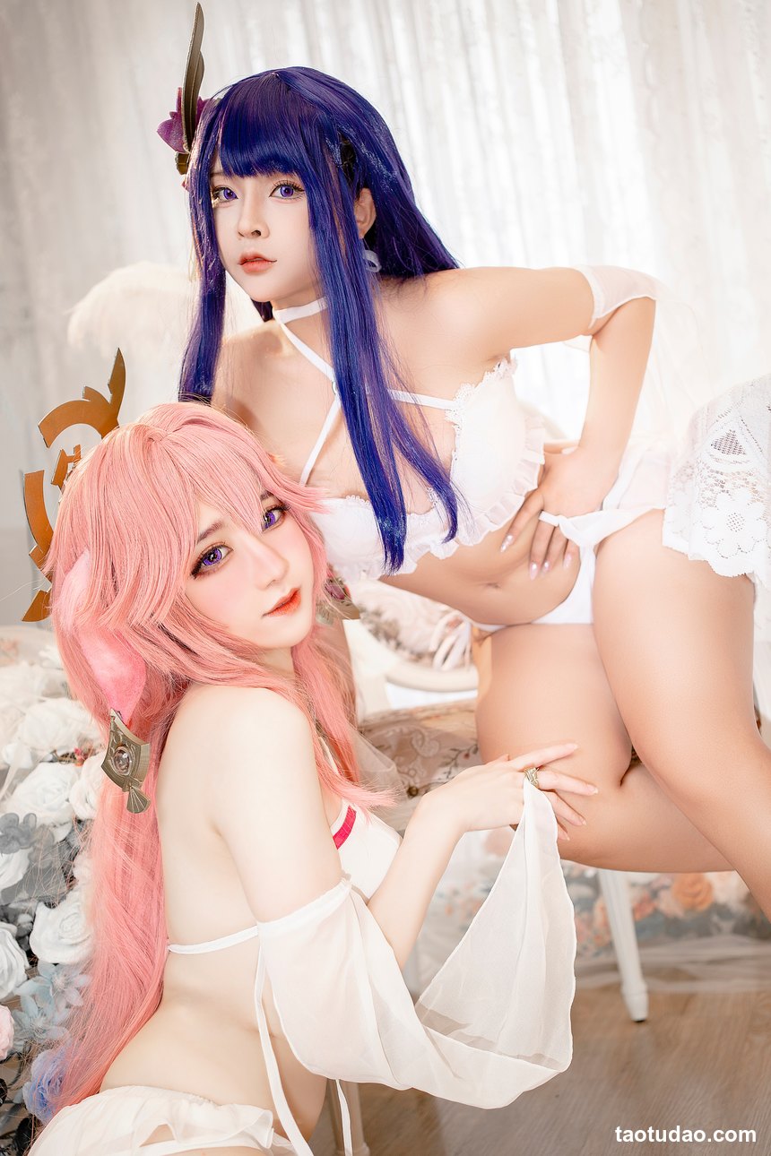 图片[4]-Sally Dorasnow – NO.54  x Sayo Momo Raiden Yae [20P 176MB]-艺库