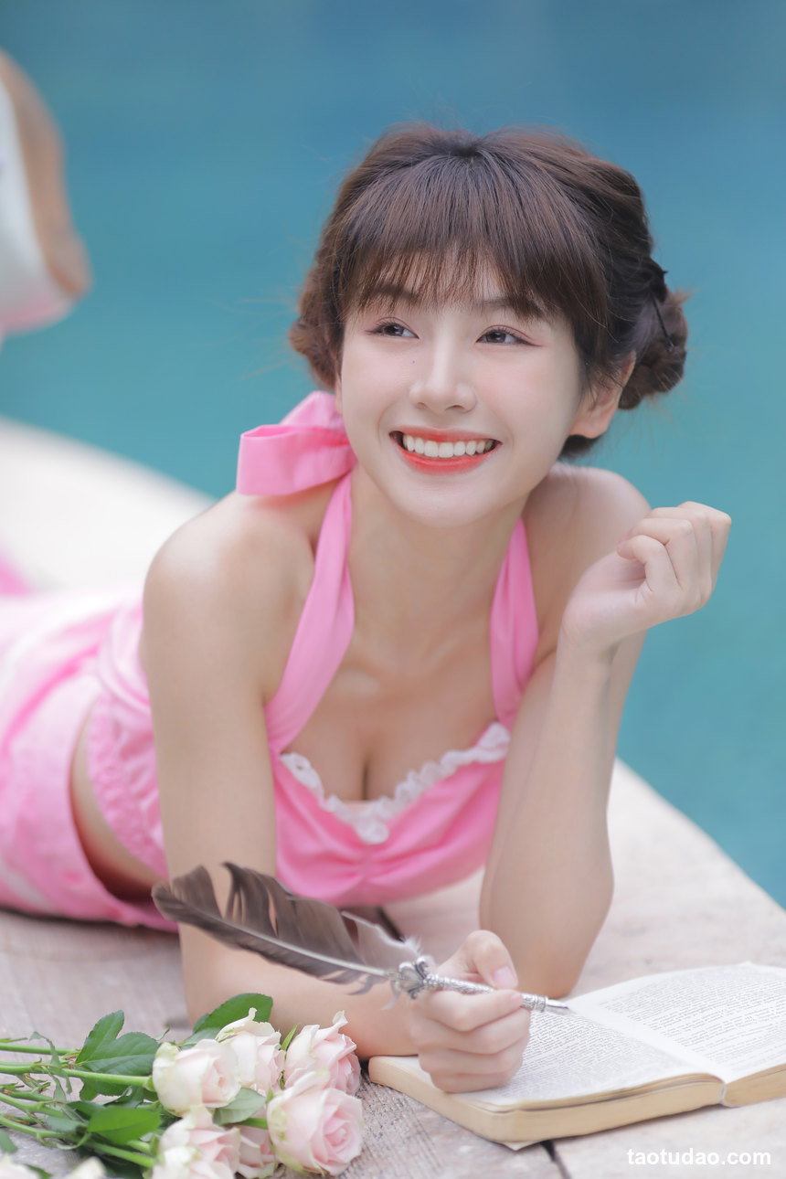 图片[4]-[YITUYU艺图语]2022.11.21 粉色背带裤 顾林x[31+1P／356MB]-艺库