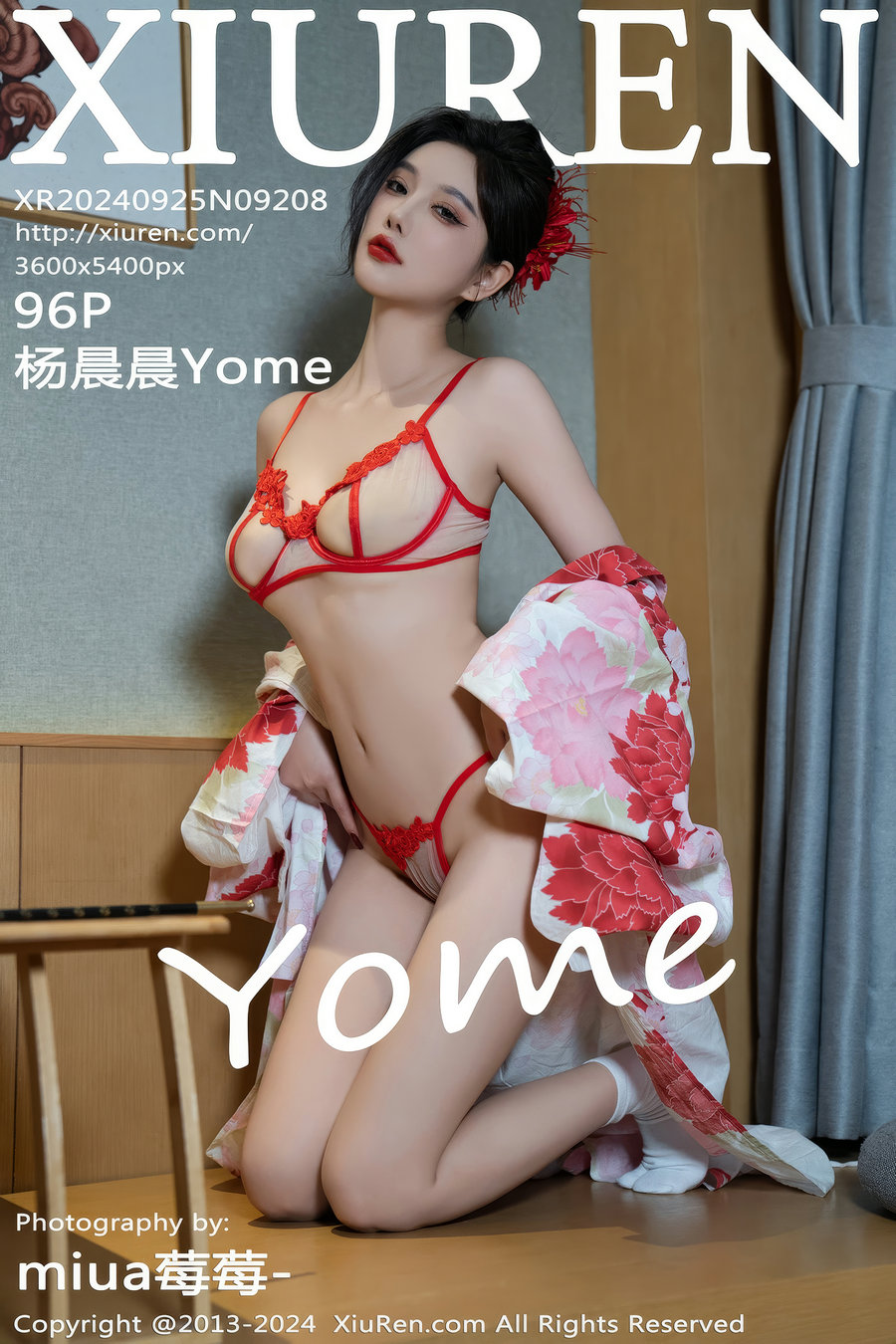 [秀人美媛馆] 2024.09.25 No.9208 杨晨晨Yome [96P1.03GB]-绅士图