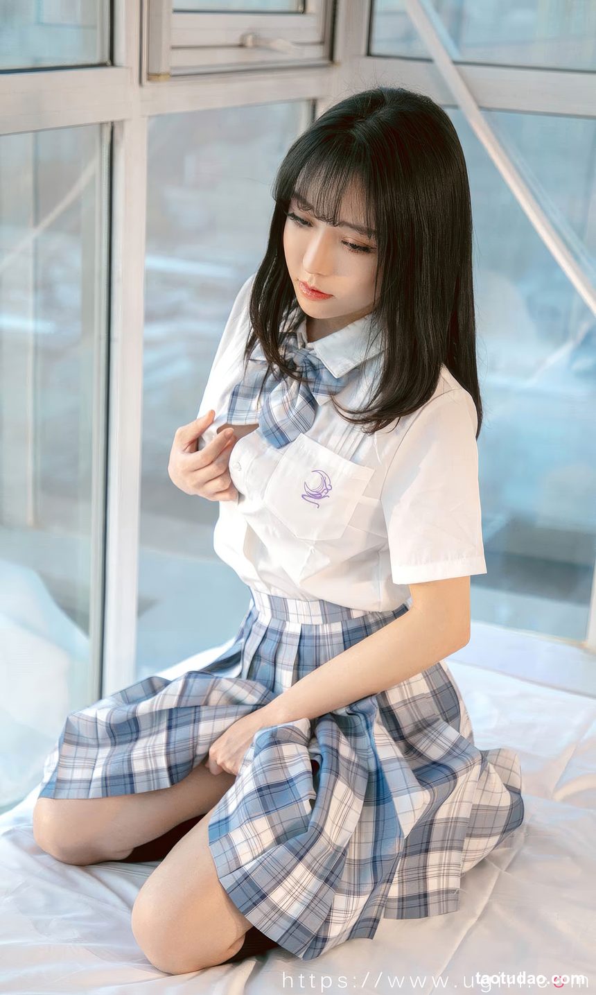 图片[4]-[Ugirls尤果网]爱尤物 2024.08.23 No.2929 白亦ada 香色格子裙 [35P-250MB]-艺库