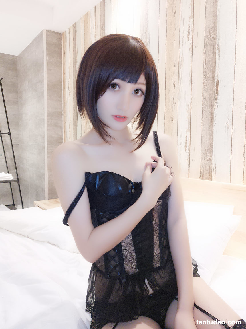 图片[3]-木之本果 –  黑色情趣内衣[21P-73.4M]-艺库