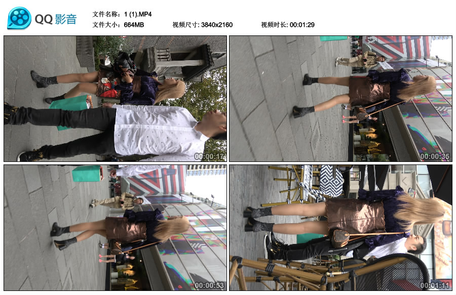 精选街拍视频 No.3123 手持单反的时尚美裙美腿姑娘 / 664MB / 街拍视频-绅士图