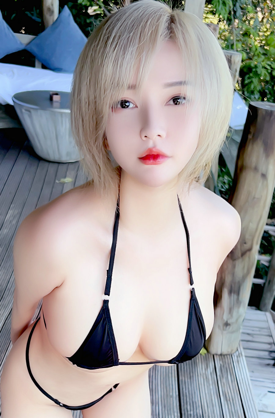 Coser小姐姐Potato Godzilla – Casual TeasingWithBlackBikini NSFW / 19P-62MB / cos萌妹-绅士图