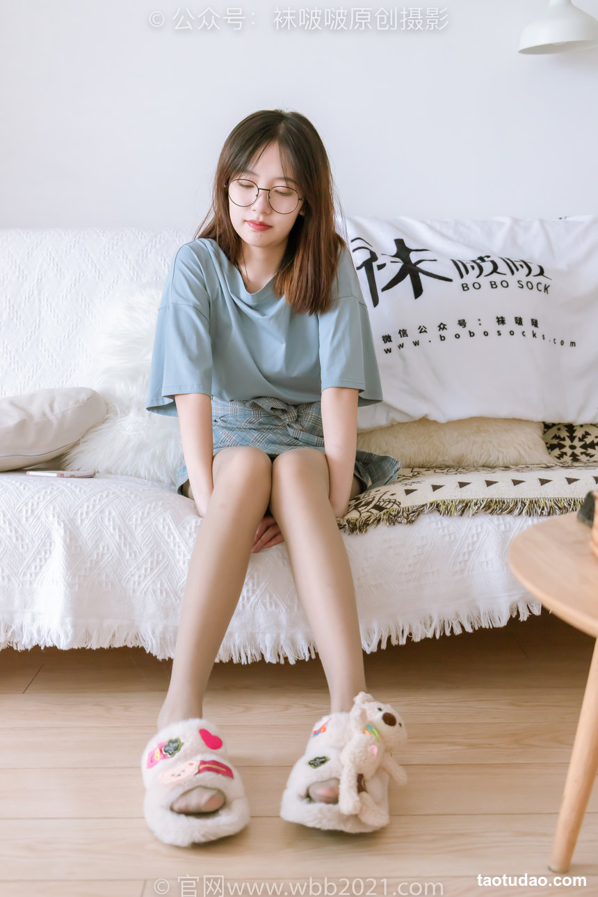 图片[2]-[BoBoSocks袜啵啵]NO.239 小甜豆-棉拖鞋、灰丝、裸足[140P+1V／5.22GB]-艺库