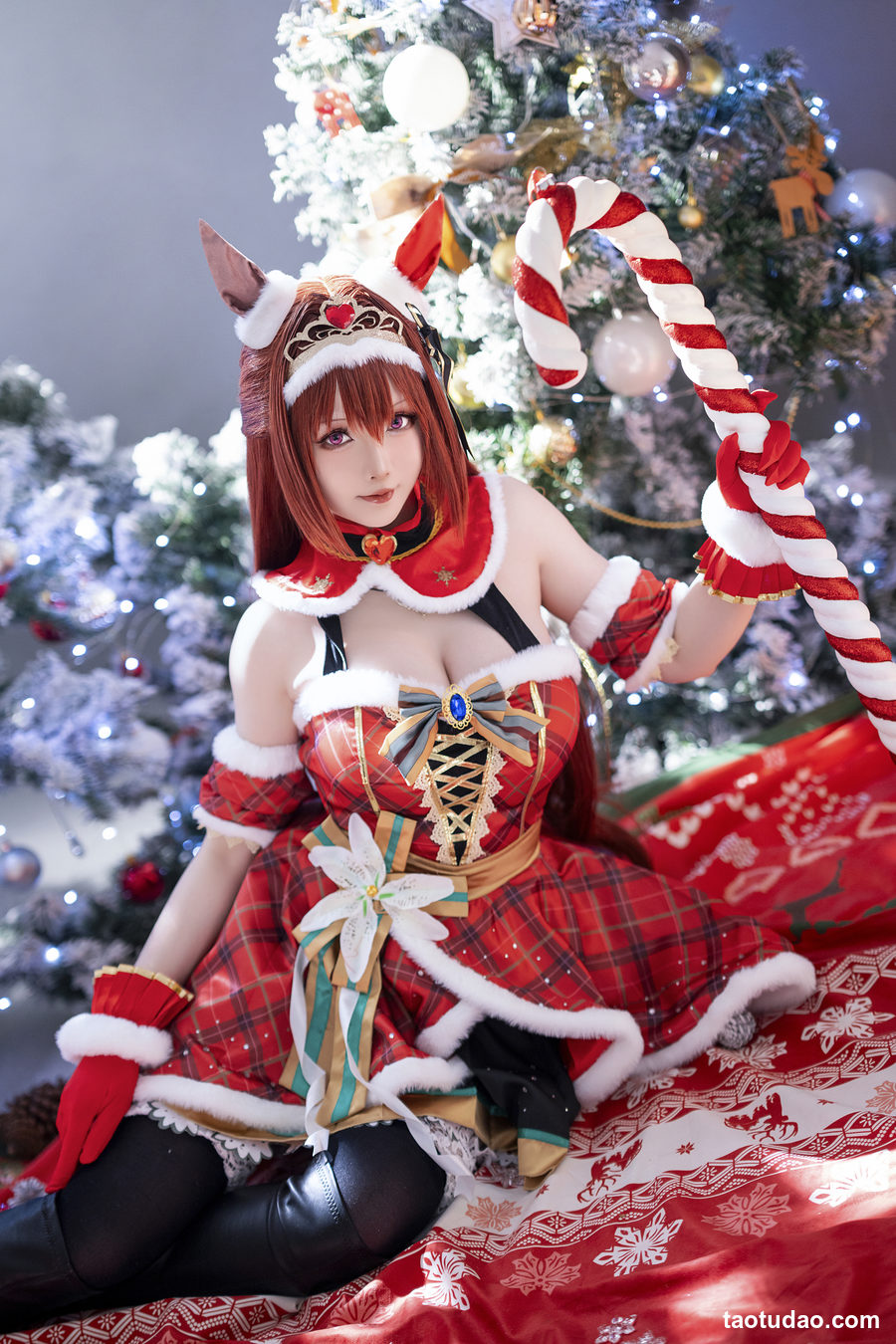 图片[4]-星之迟迟 2023-12月计划A 赛马娘-大和赤骥 圣诞衣装 [47P-330MB]-艺库
