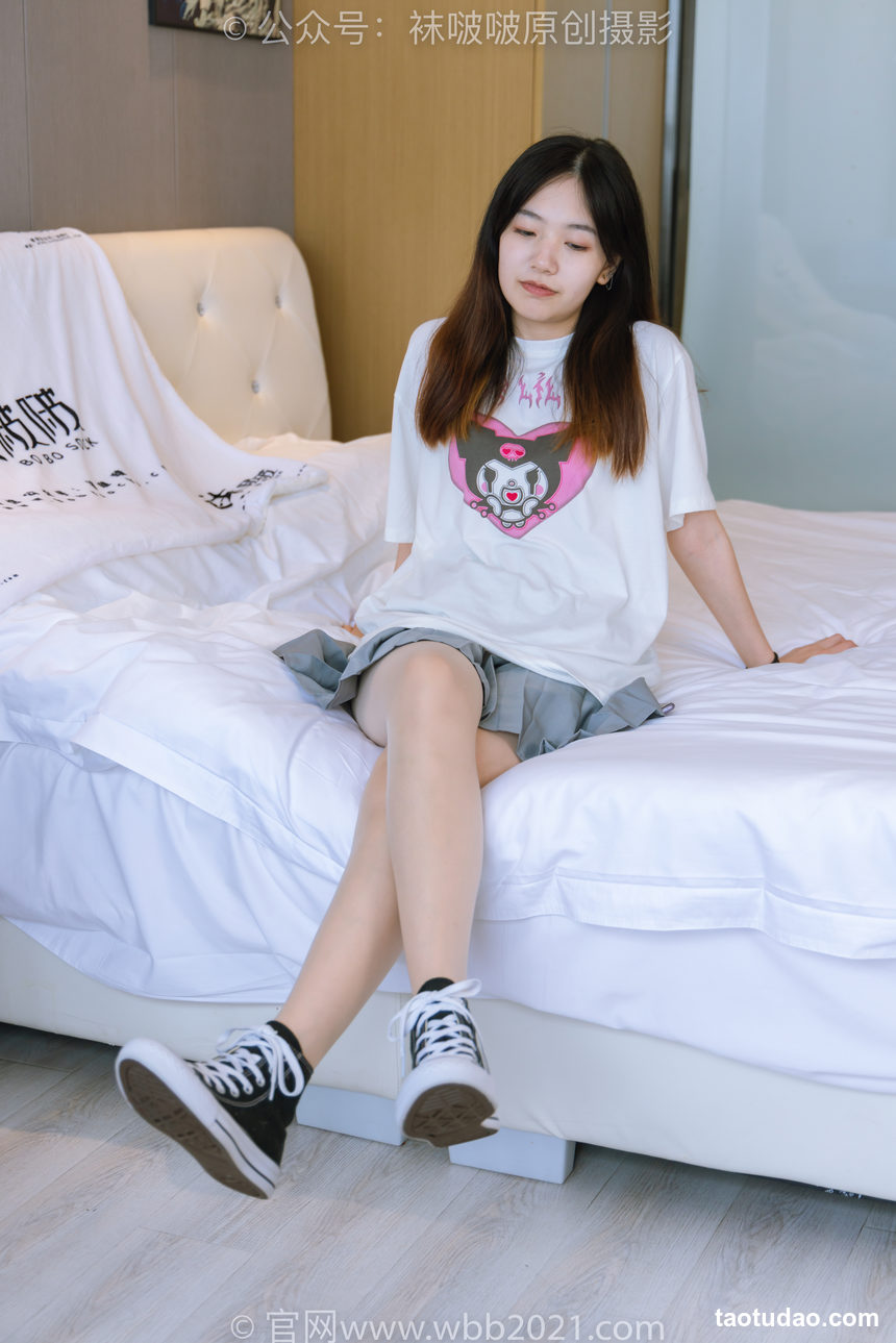 图片[2]-[BoBoSocks袜啵啵]NO.405 小甜豆-匡威板鞋、肉丝[140P+1V／5.50GB]-艺库