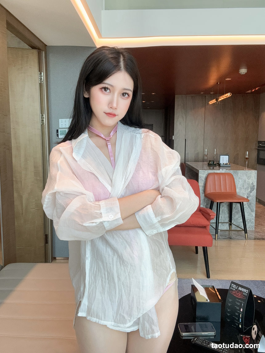 图片[3]-不呆猫 – 粉色衬衣女友[66P+1V-1.07G]-艺库