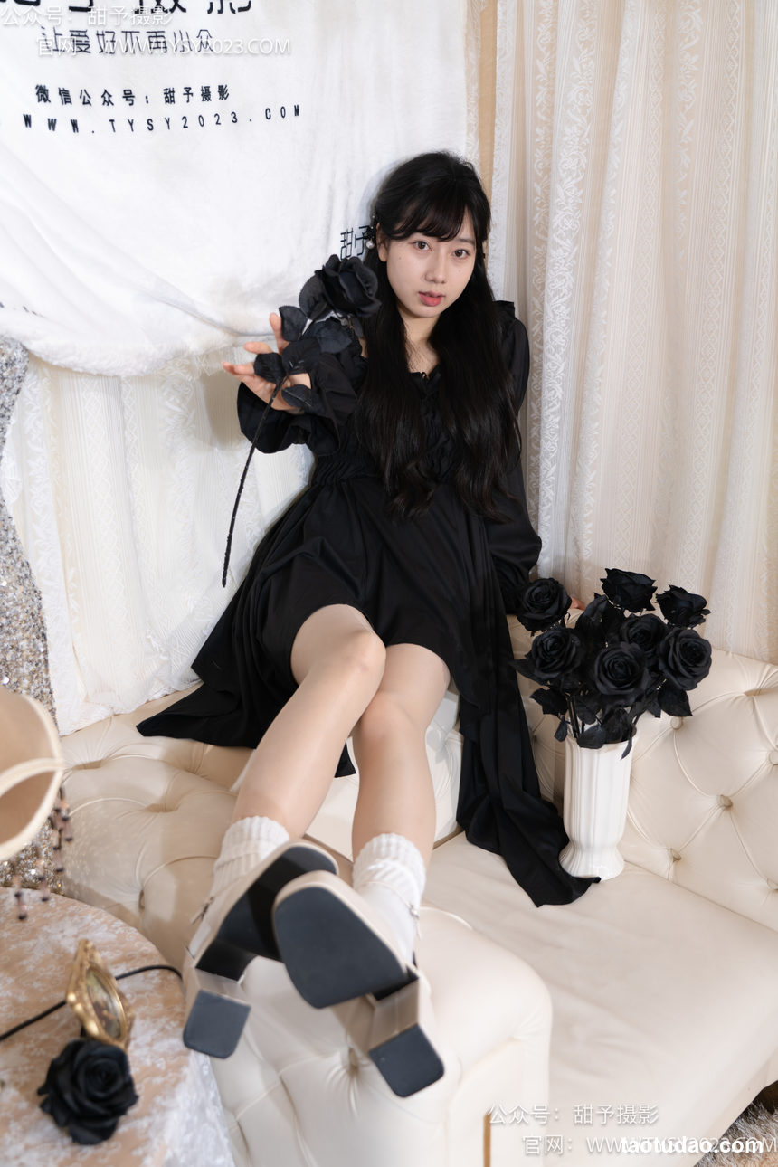 图片[3]-甜予摄影 NO.034 鱼鱼-高跟鞋、白棉袜、肉丝[129P+2V／9.55GB]-艺库