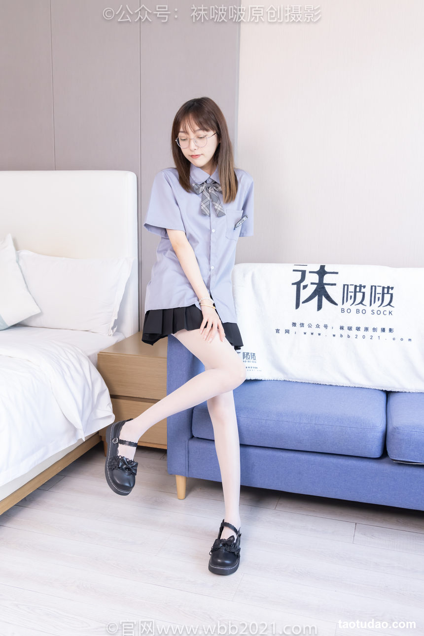 图片[2]-[BoBoSocks袜啵啵]NO.460 稚予-JK制服、皮鞋、帆布鞋、薄白丝[163P+1V／7.15GB]-艺库