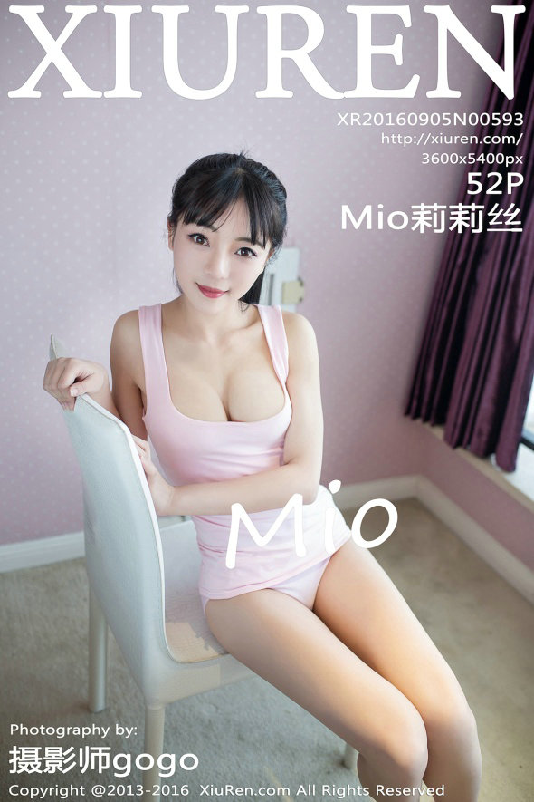 / 秀人美媛馆 / 2016.09.05 No.593 Mio莉莉丝 / 52P188MB / 秀人网-艺库