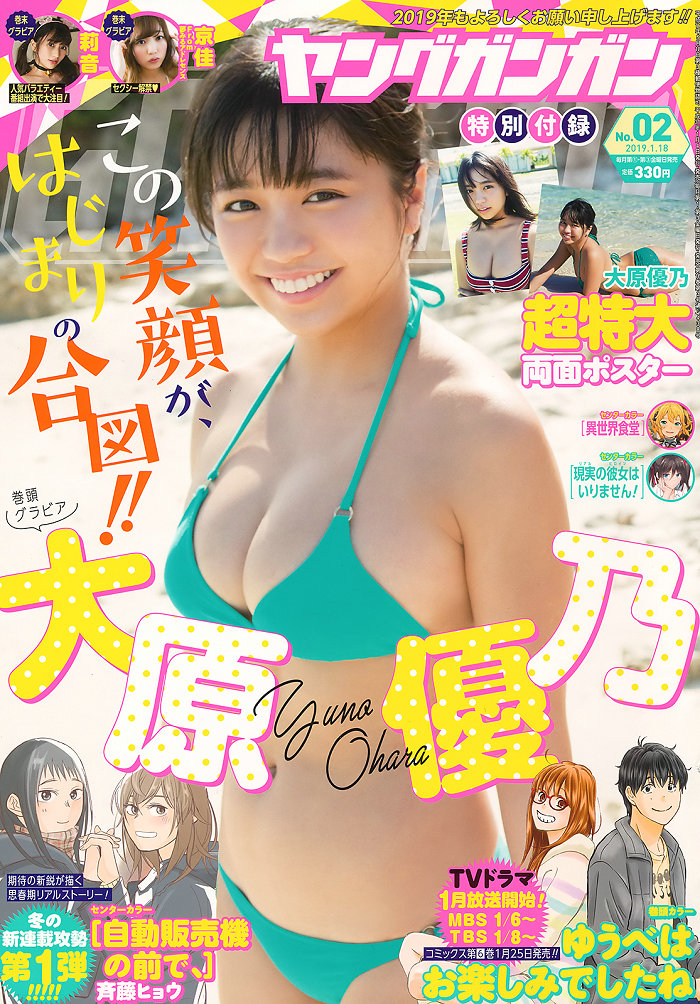 / Young Gangan / 2019 No.02 大原優乃 莉音 京佳 / 20P / 日系-艺库