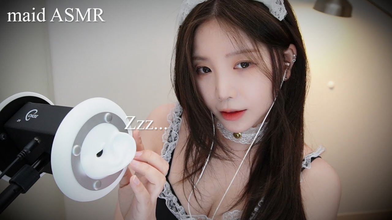 [Yoon ying]温柔的女仆轻声轻抚你的耳朵让你入睡-允英yoon ying / 韩国ASMR-艺库