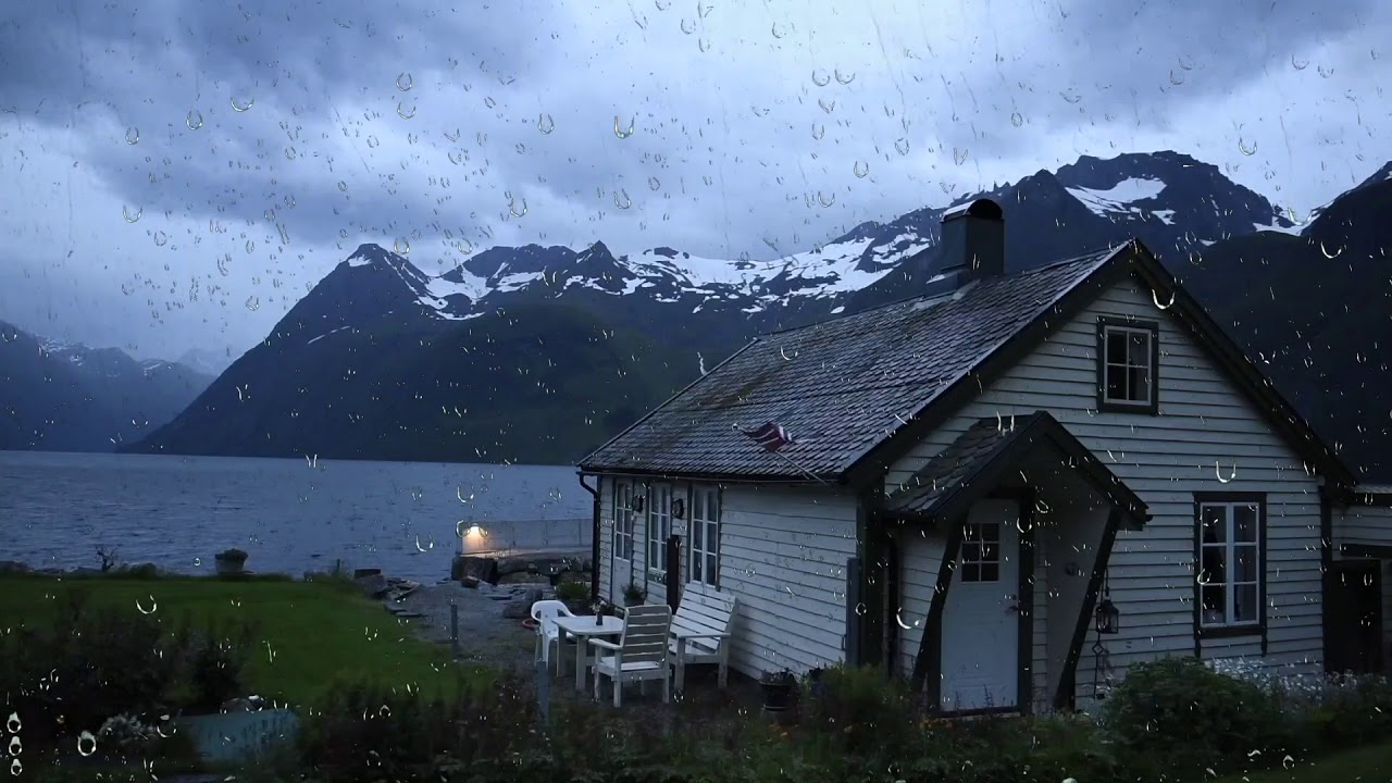 在湖边木屋聆听雷声和雨声，帮助睡觉放松或学习-白噪音频道 / 其他ASMR-艺库