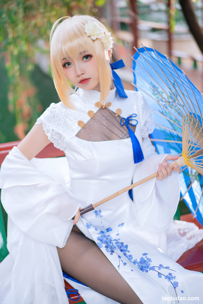 图片[3]-大大卷卷小卷 –  FGOsaber 四周年旗袍 [15P-99MB]-艺库
