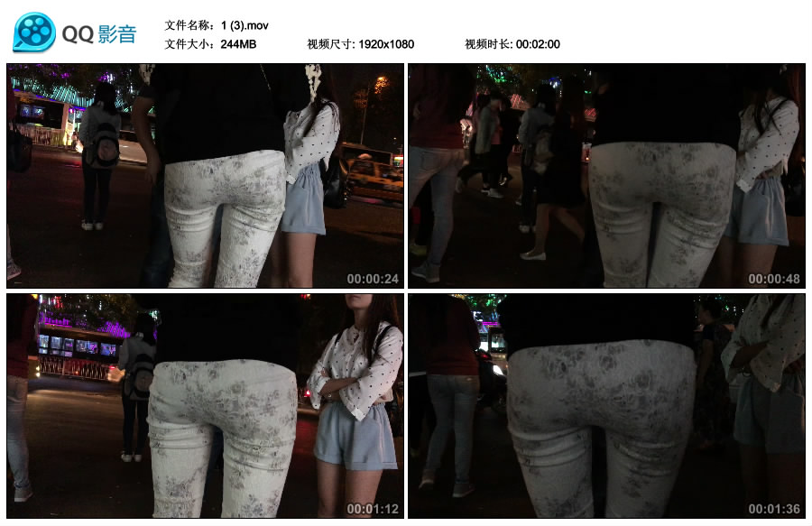 精选街拍视频 No.2949 圆臀等车小妹美腿惹人爱 / 1.06GB / 街拍视频-艺库