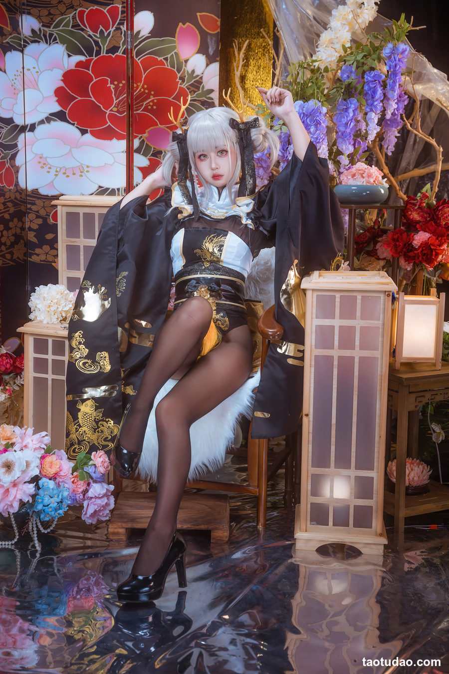 图片[2]-萌芽儿 -白兔和服 [18P-266M]-艺库