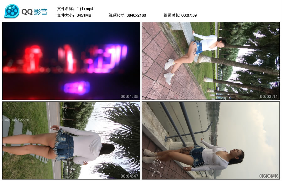 精选街拍视频 No.3324 超短牛仔热裤辣妹 / 4.77GB / 街拍视频-绅士图