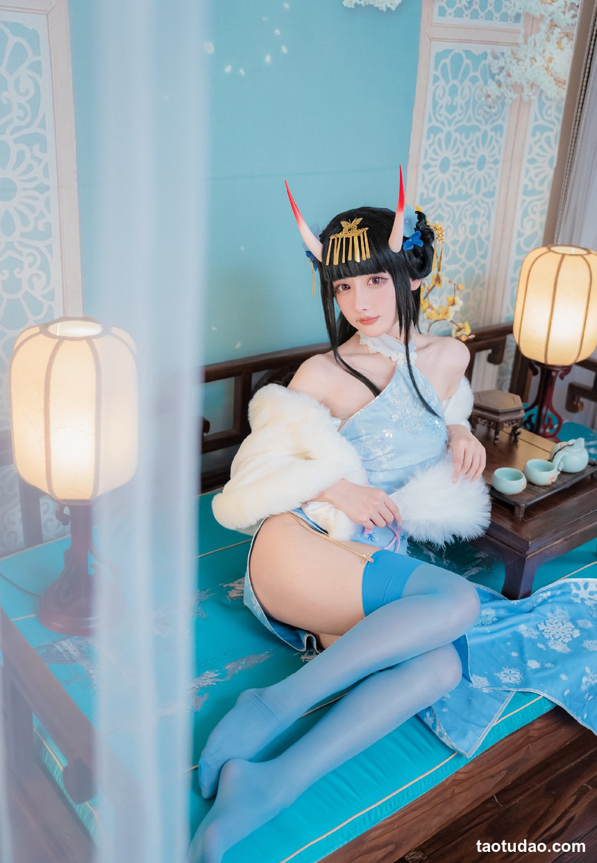 图片[4]-紫氯氯 –  能代 貅 旗袍 [18P-38MB]-艺库