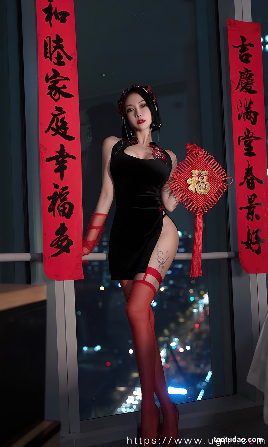 图片[2]-[Ugirls尤果网]爱尤物 2022.01.19 No.2500 伊诺 霓虹甜心 [35P]-艺库