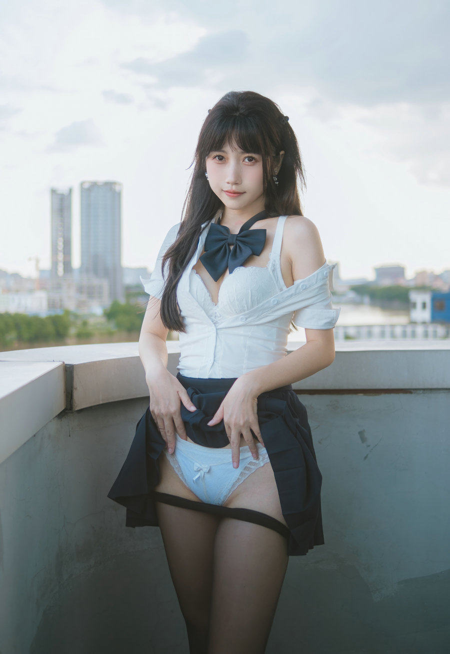 微博人气Coser不呆猫 - JK学妹户外 / 59P-390MB / cos萌妹-绅士图