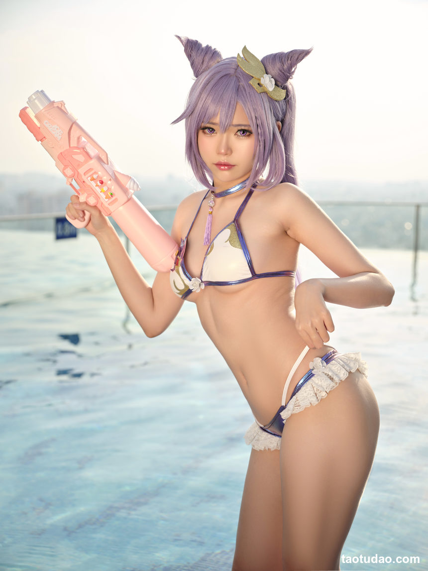 图片[3]-ZinieQ – NO.125 Keqing Swimsuit[15P-440M]-艺库