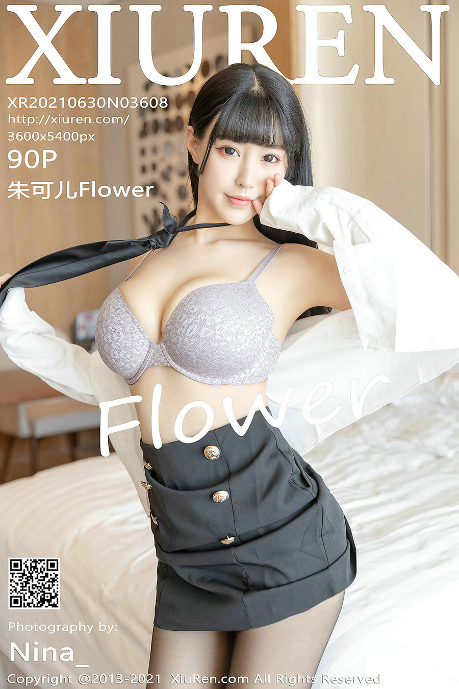 / 秀人美媛馆 / 2021.06.30 No.3608 朱可儿Flower / 90P813MB / 秀人网-艺库