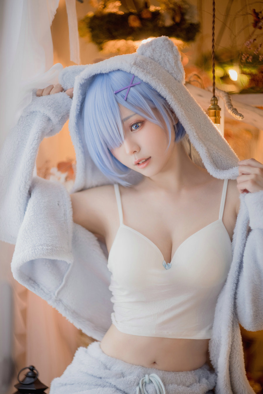 Ely_eee(ElyEE子) - Rem Pajamas / 22P1V-56MB / cos萌妹-艺库