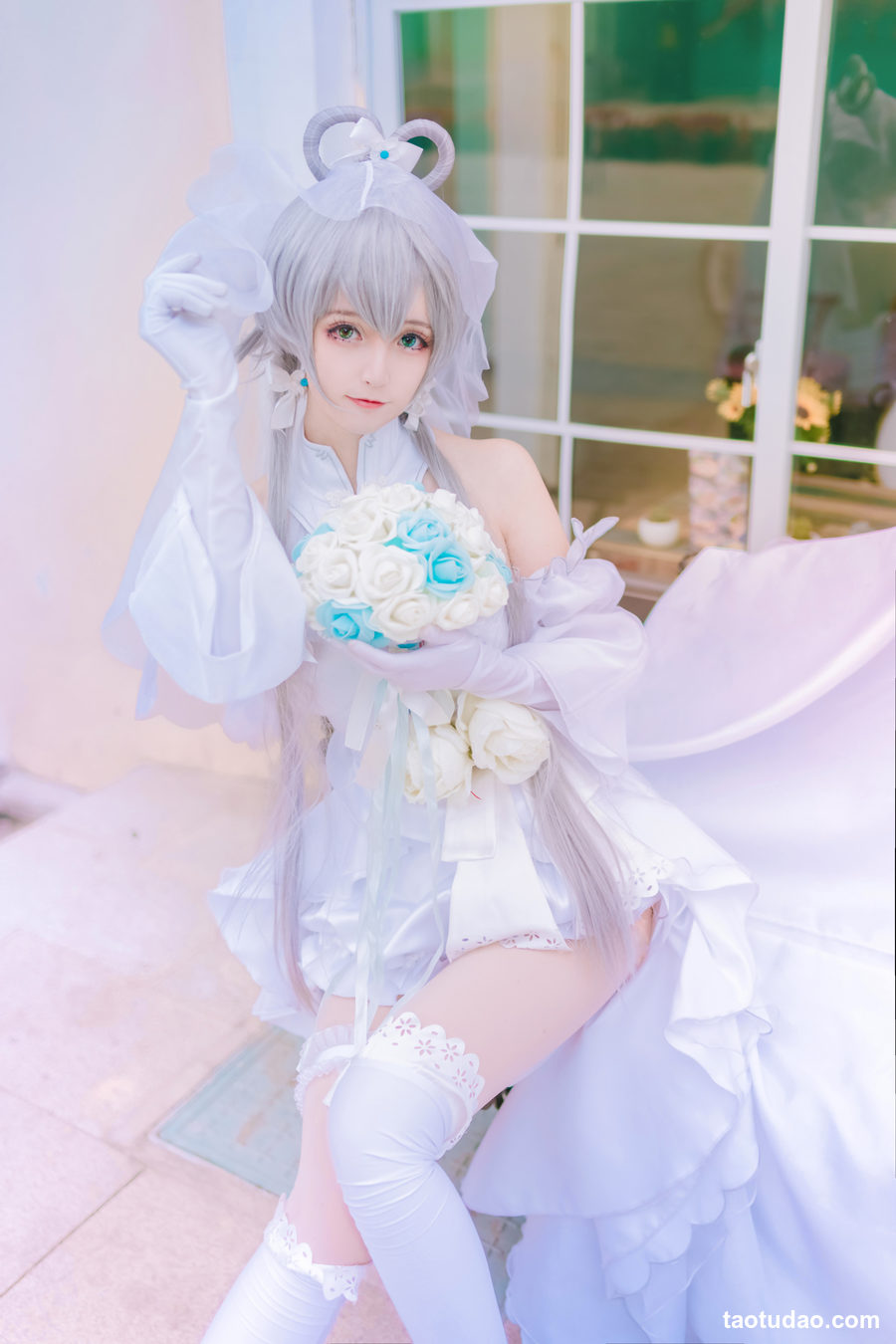 图片[4]-yui金鱼 NO.009 洛天依婚纱 [8P-64MB]-艺库