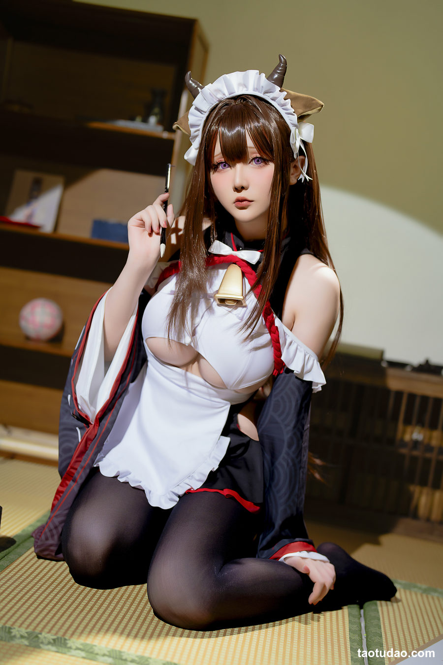 图片[4]-星之迟迟 2023-12月计划B 碧蓝航线-樫野 女仆 [78P+3V-1.15GB]-艺库